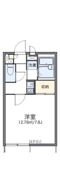 レオパレスアステール 間取り図