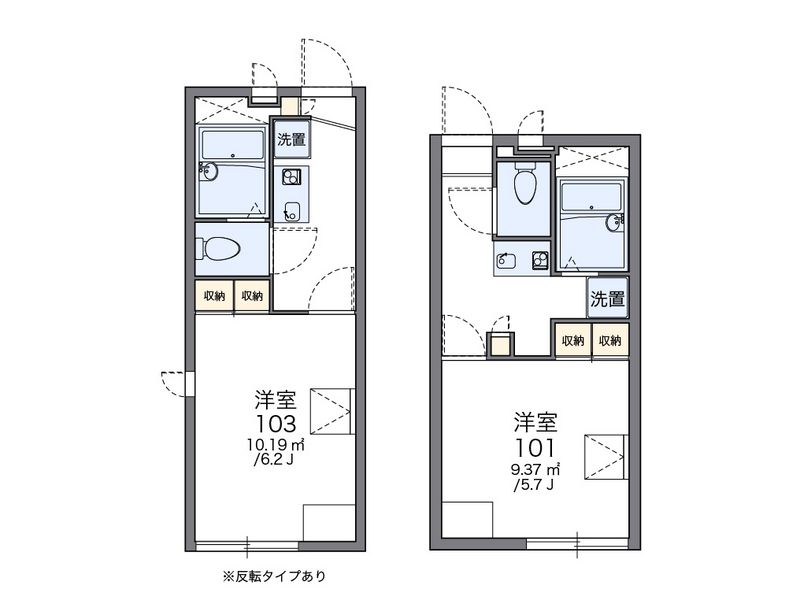 レオパレスノベルティー 間取図