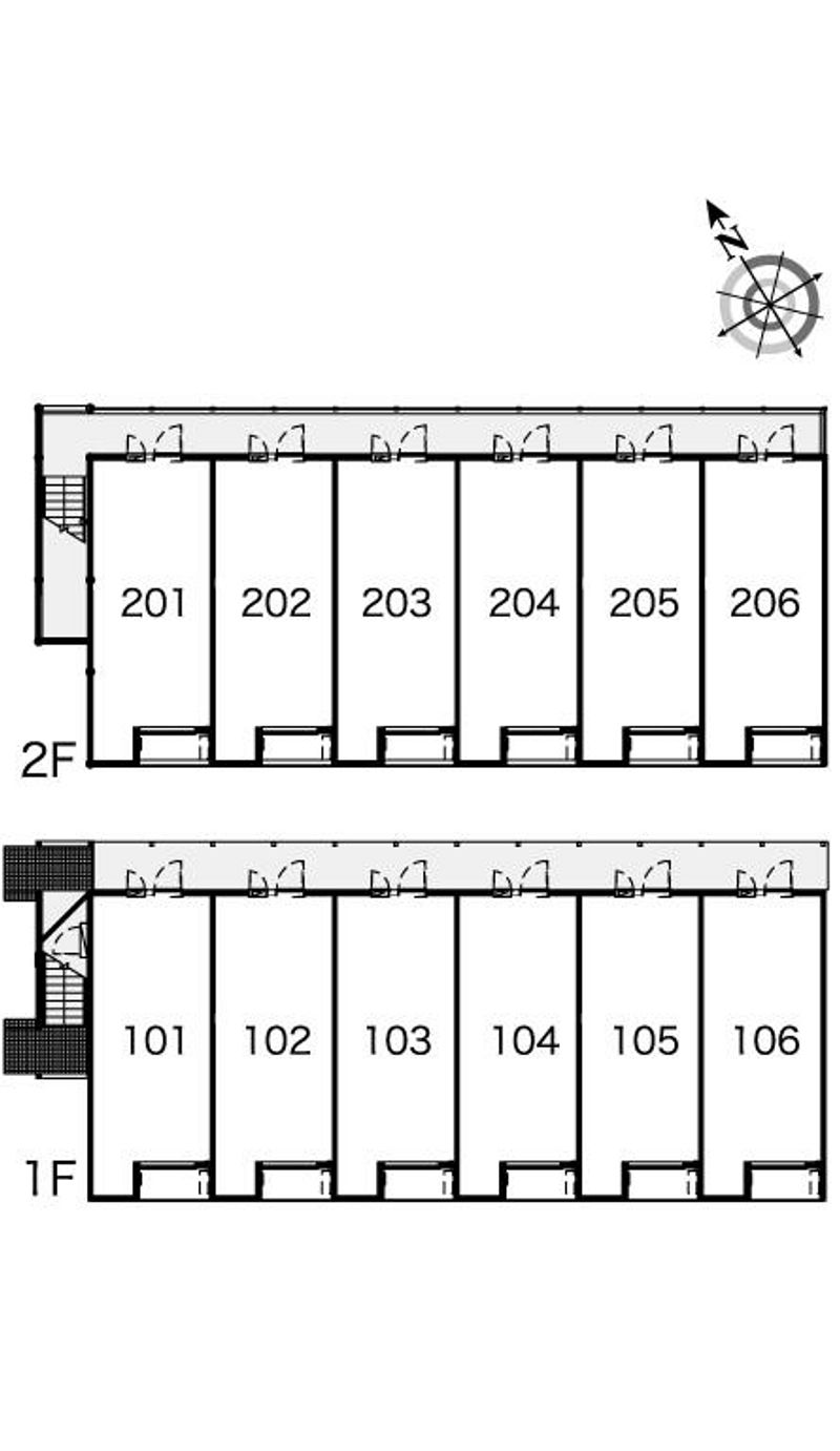 レオネクストアイランドⅡ 間取配置図