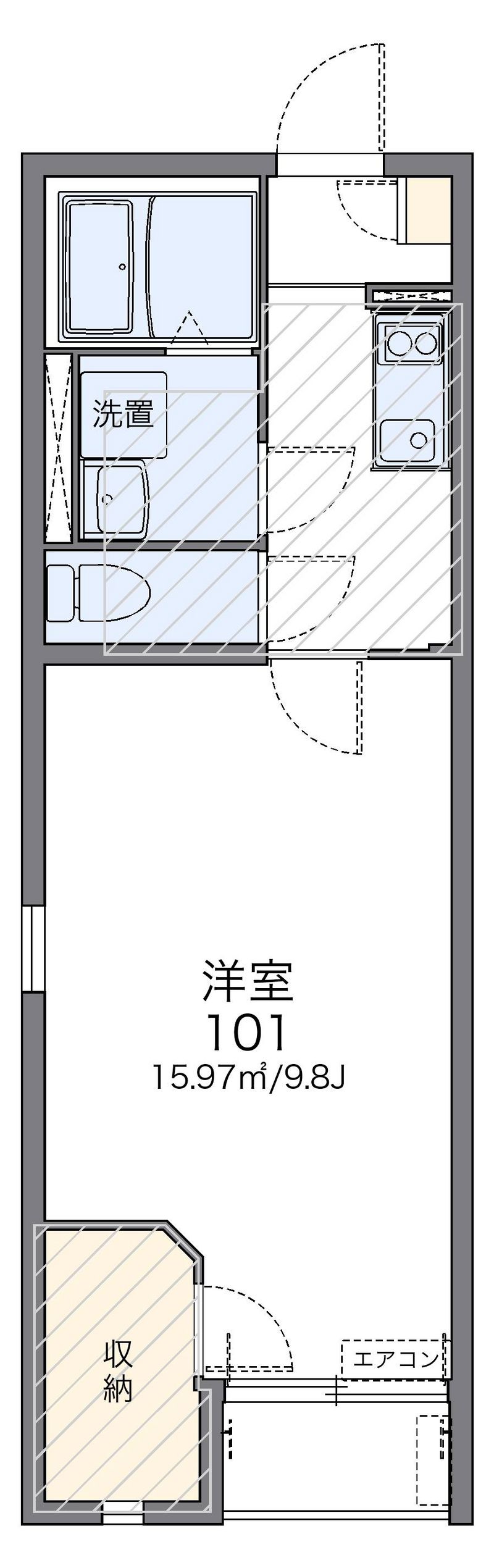 レオネクストボンジュールⅤ 間取図