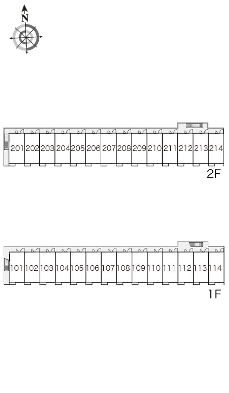 レオパレスＵ＆Ｓ 間取り配置図