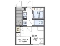 レオパレスウエスト上福岡 間取図