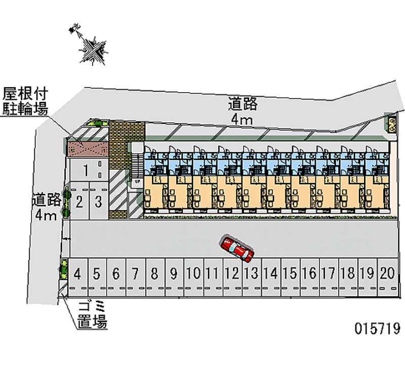 15719 Monthly parking lot