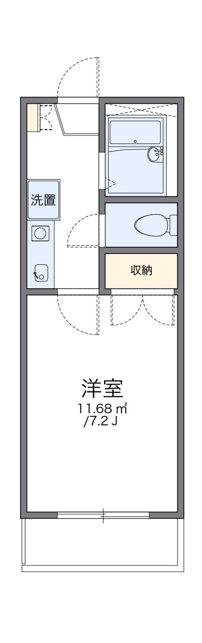 レオパレス松田 間取図