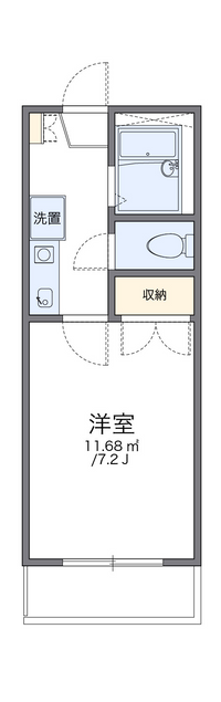 レオパレス松田 間取り図