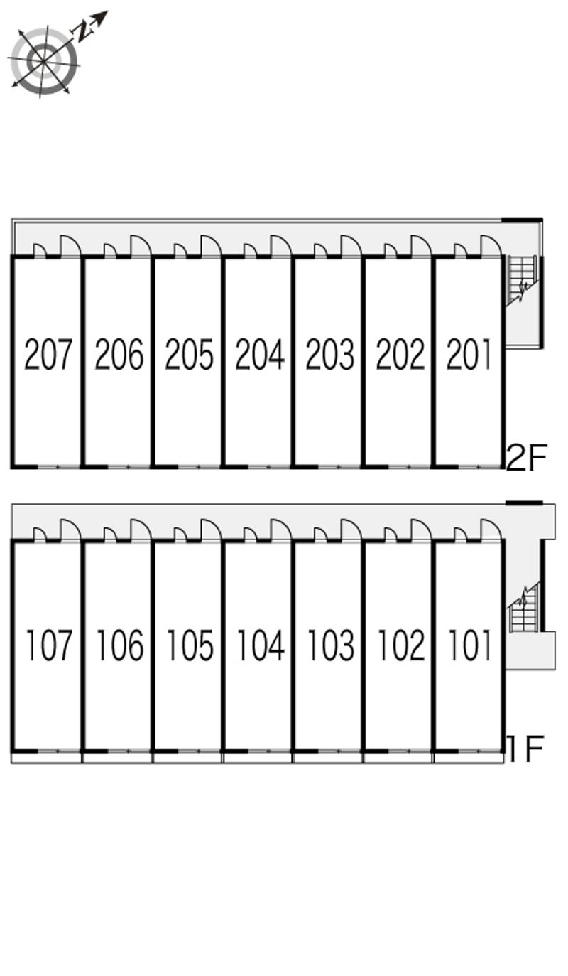レオパレスリッツ 間取り配置図