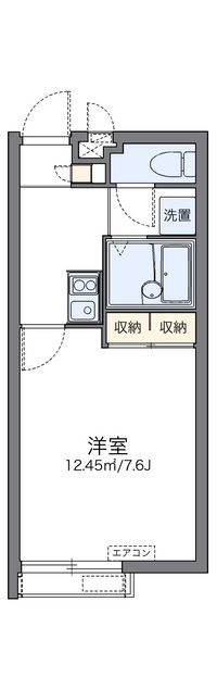 レオパレス読谷 間取り図