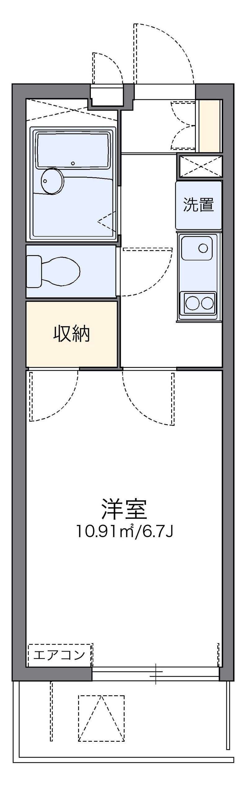 レオパレスサクセスファクター 間取図