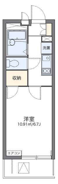 レオパレスサクセスファクター 間取り図