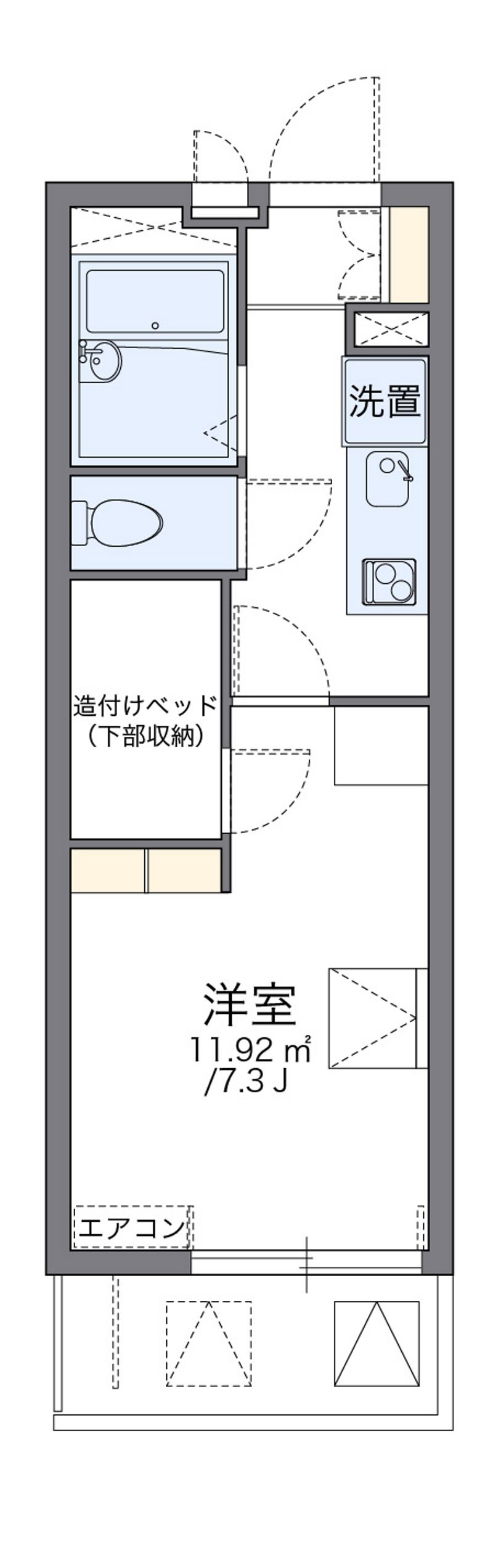 レオパレスＰＩＮＥ 間取図