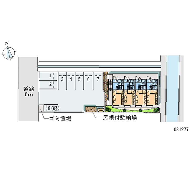 レオパレス高瀬 月極駐車場