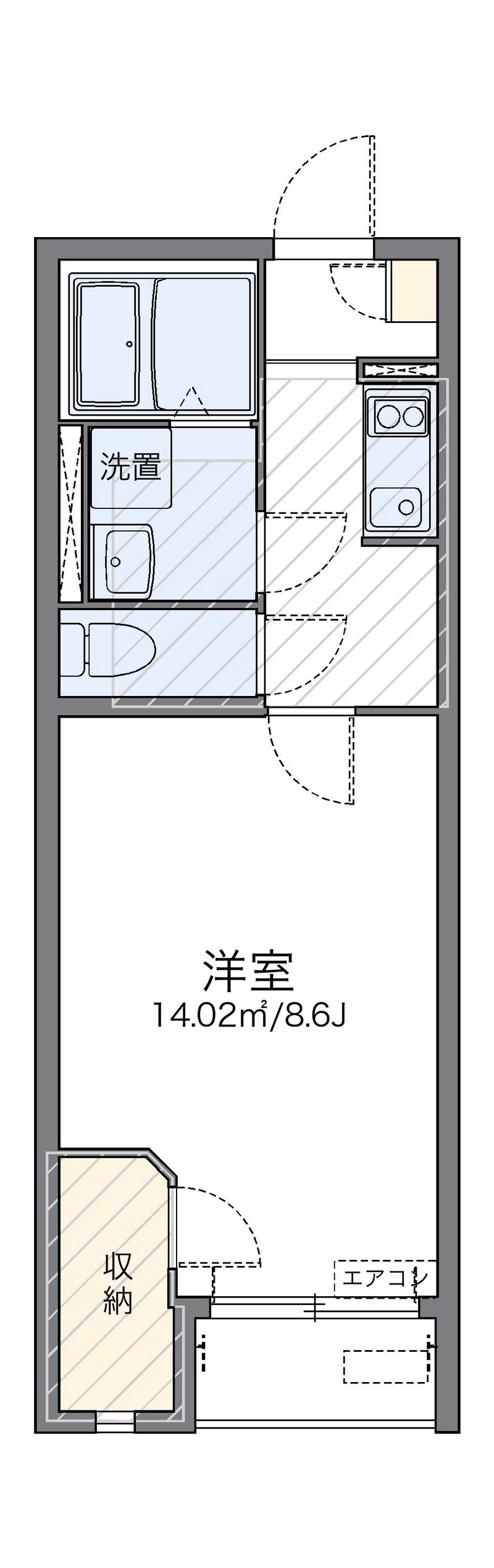レオネクストアルカディア 間取図