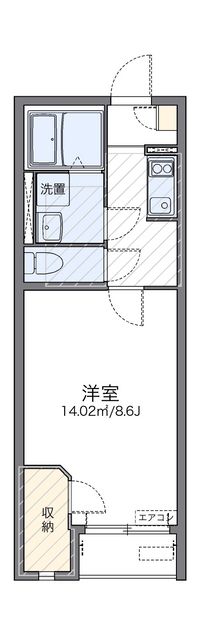 レオネクストアルカディア 間取り図