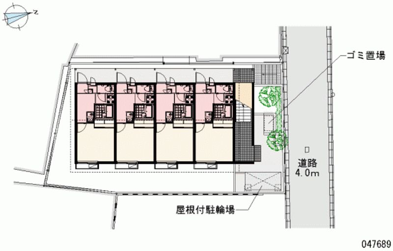 レオパレスイマクマノヒルズ 区画図