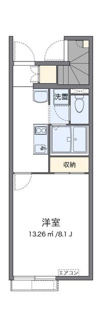 レオパレスフェルム 間取り図