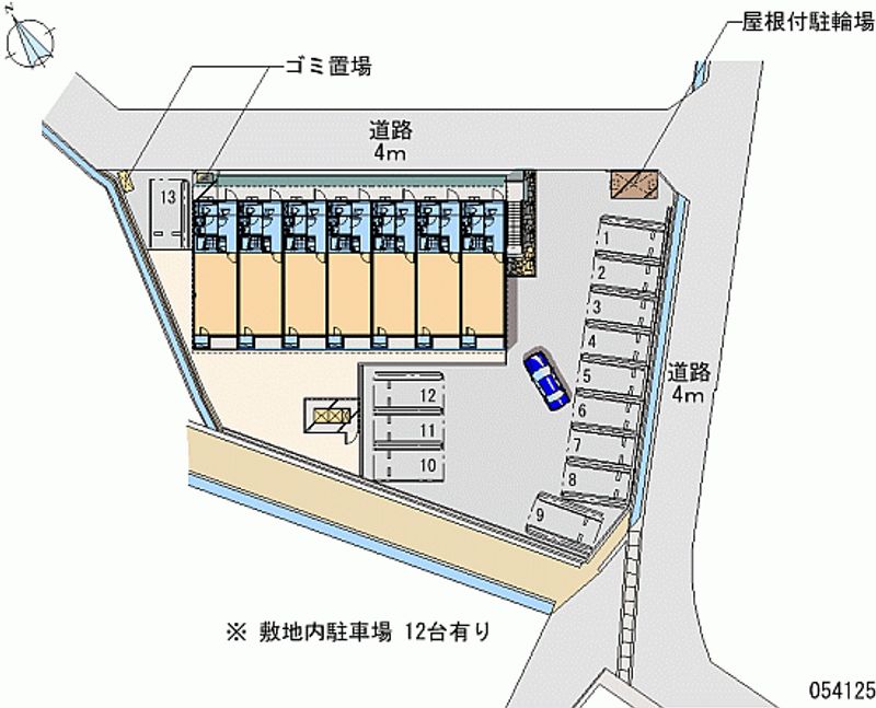 54125月租停車場