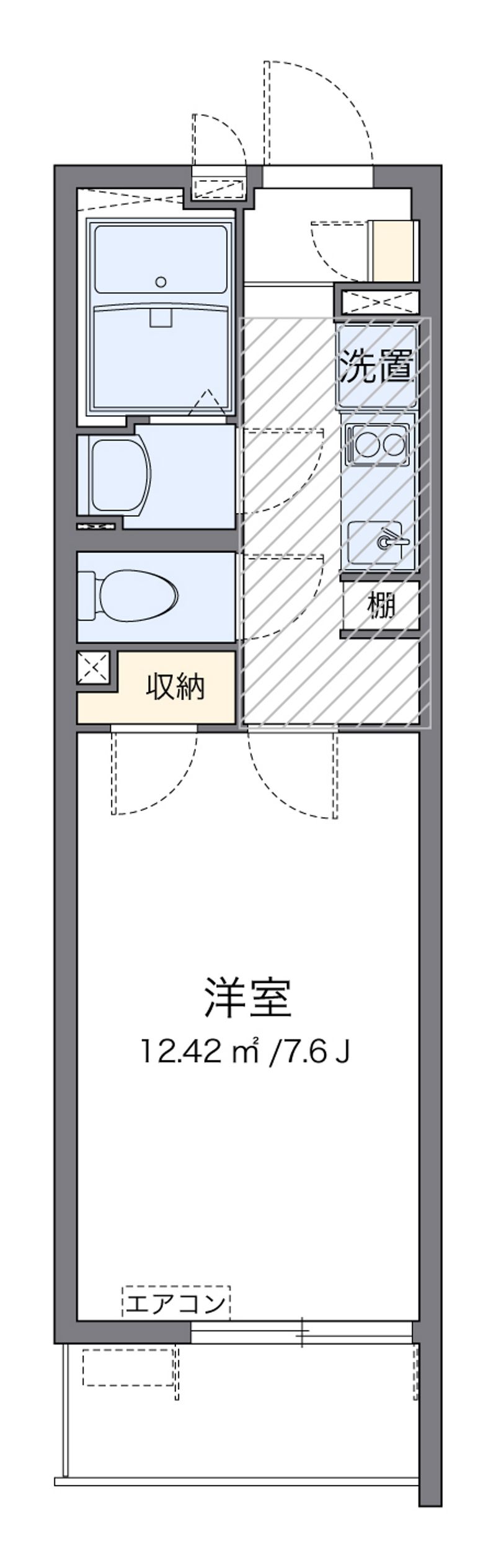 クレイノドエル　大久保Ｂ 間取り