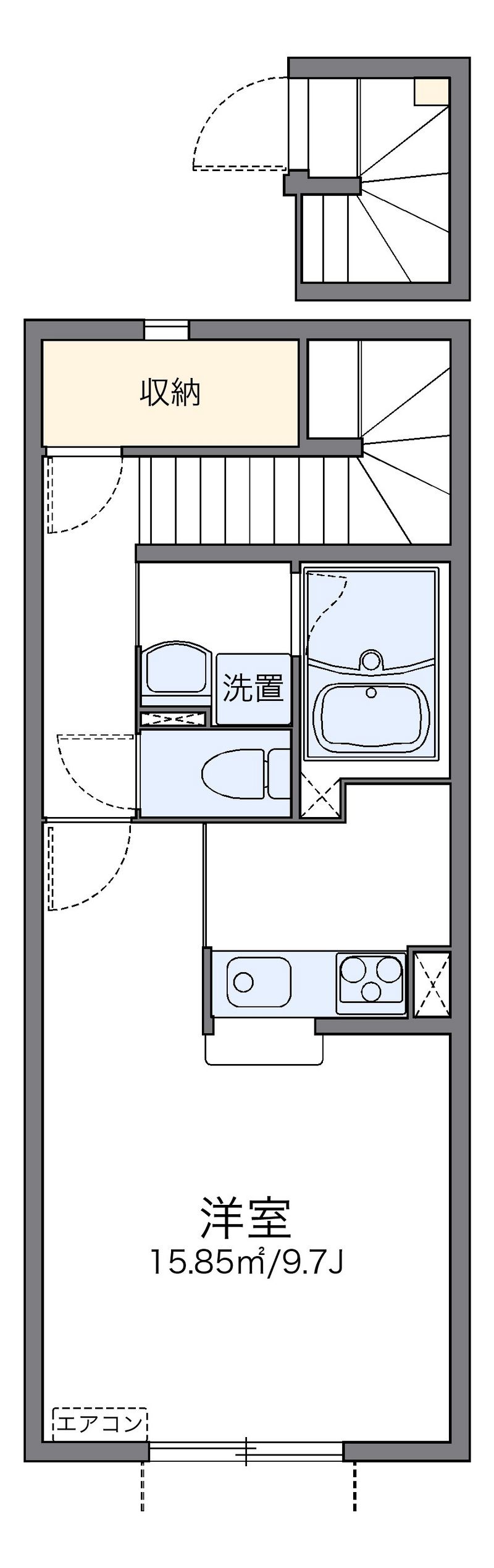 レオネクストぱーきんぐ 間取図