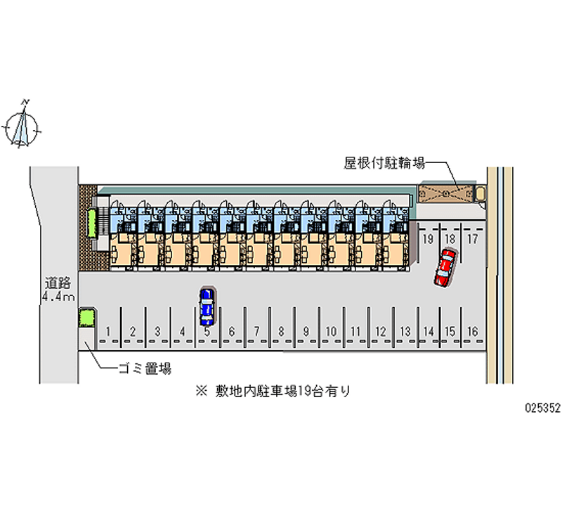 レオパレスわかば 月極駐車場