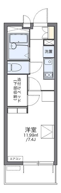 レオパレスＵｒｂａｎ桂坂 間取図