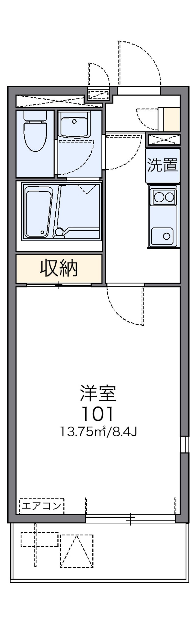 レオネクストスピネル 間取図