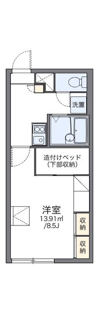 レオパレスＭｉｃｋｙＨｏｕｓｅ 間取り図