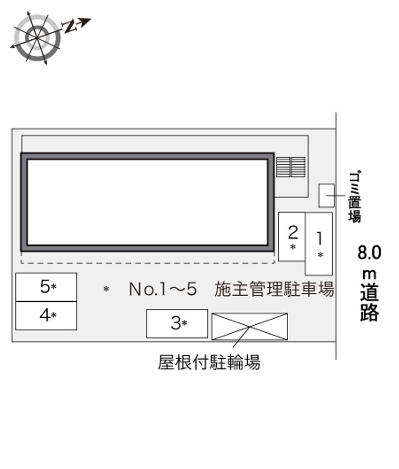 レオパレス千代田 配置図