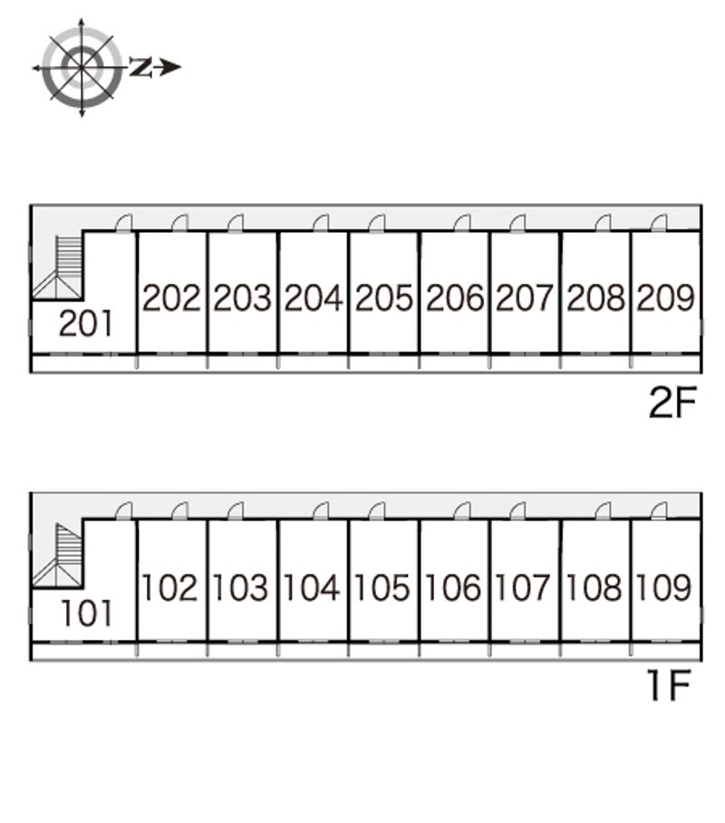 レオパレスエンジョイ 間取配置図