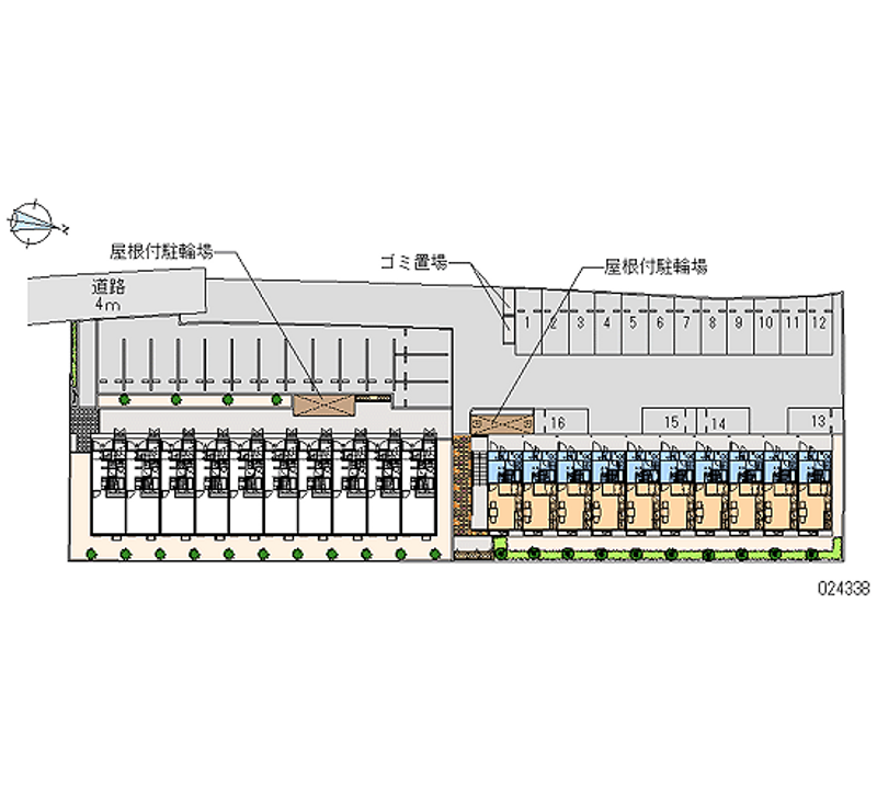 24338 bãi đậu xe hàng tháng