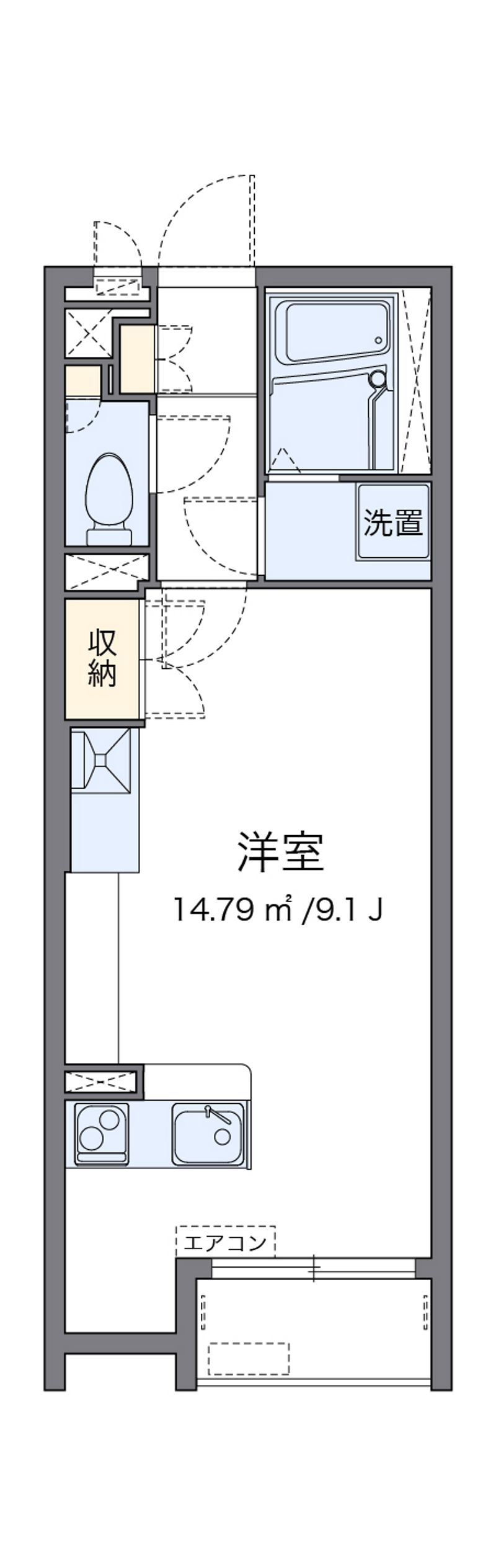ミランダラフィーナⅡ 間取図