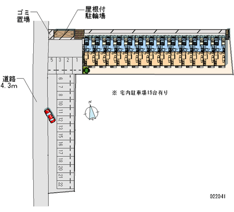 22041月租停车场