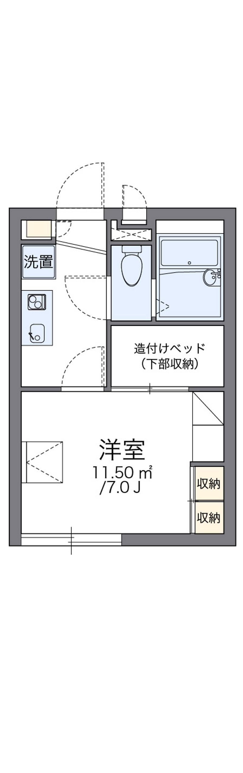 レオパレスＮＥＸＴ　ＯＮＥ 間取り