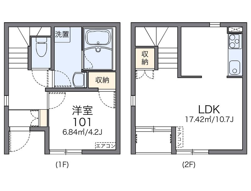 レオネクストラウール 間取図