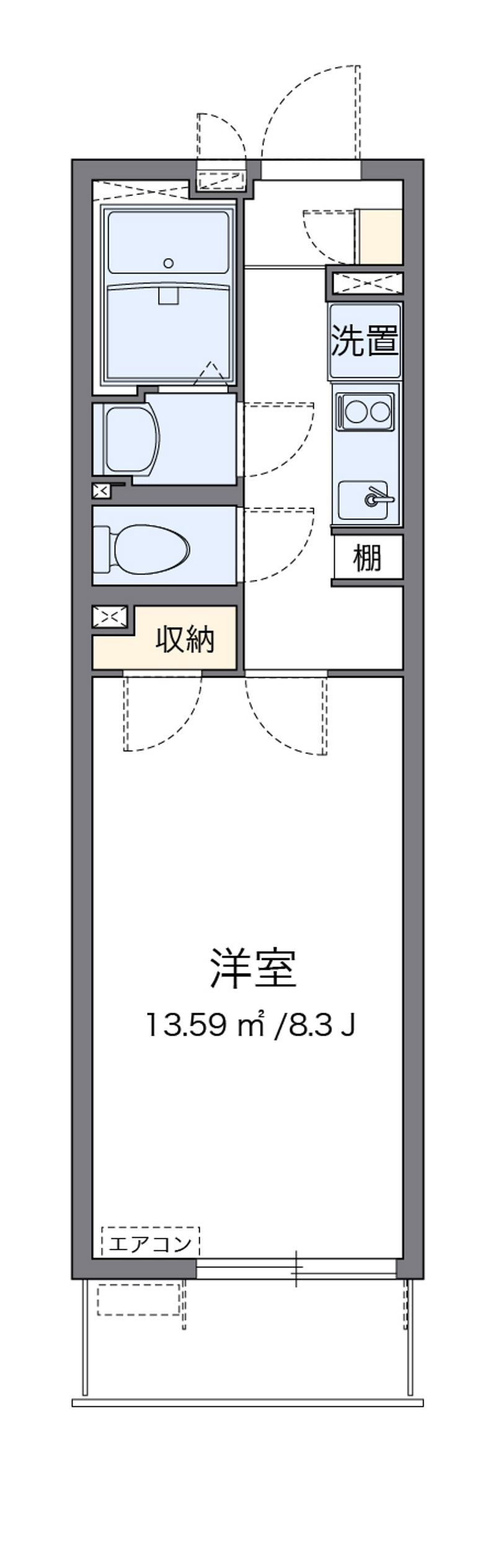 クレイノアンサンク 間取図