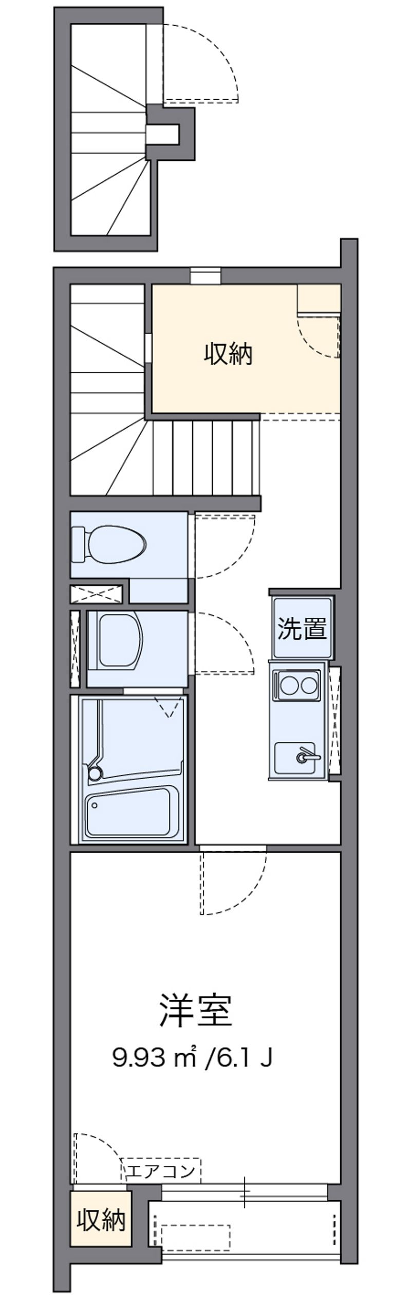 クレイノサードＴ 間取図