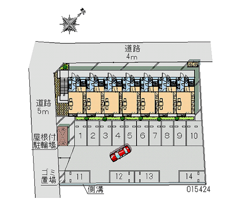 15424 Monthly parking lot