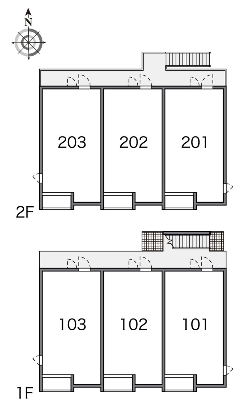レオネクストシルフィード東大和 間取配置図