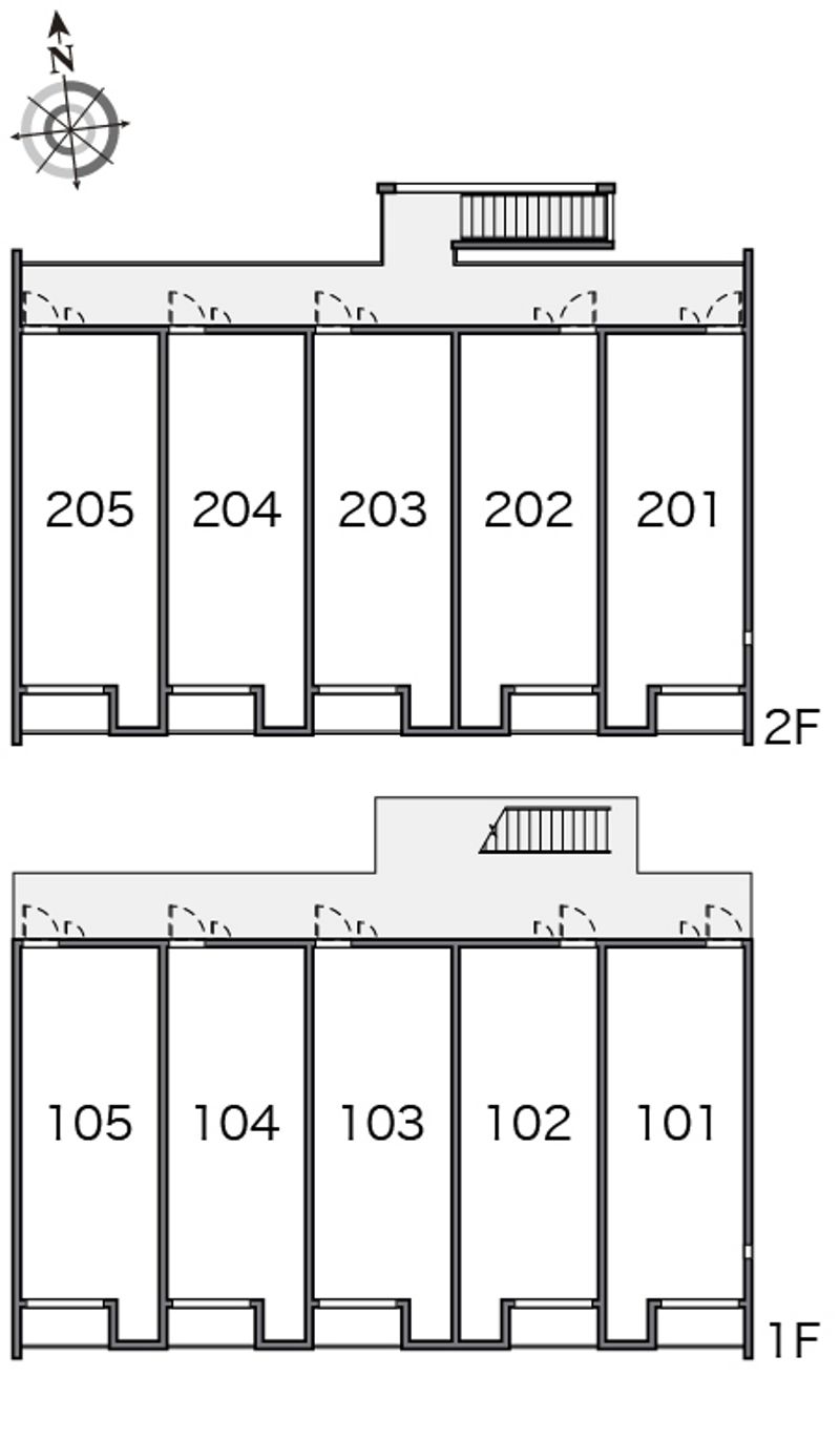 クレイノアベイユＮⅡ 間取り配置図