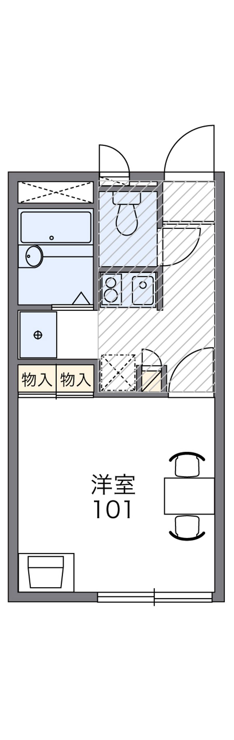 レオパレス瑞江 間取図