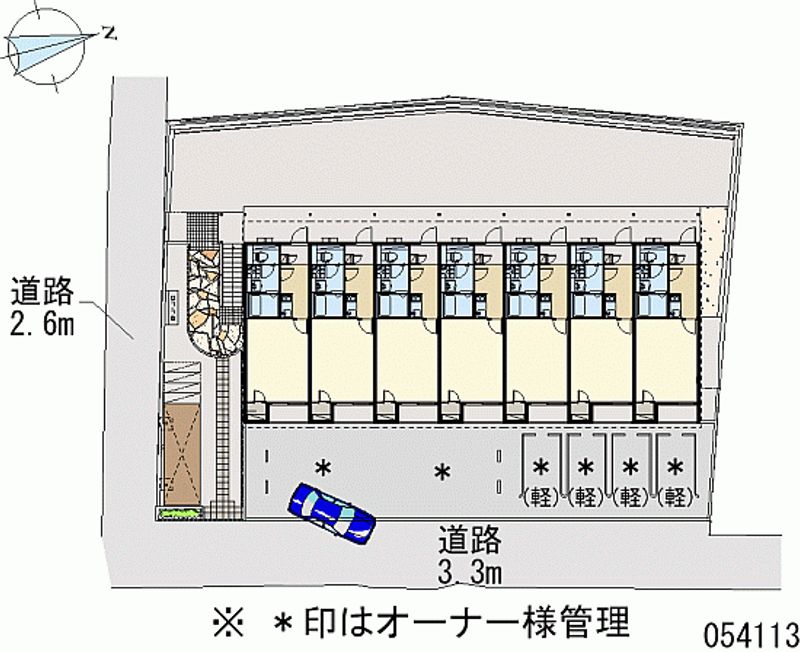 レオネクストキャプステン　大山 区画図