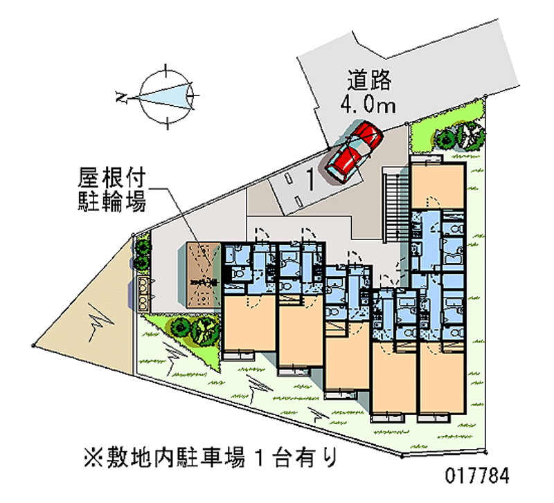 レオパレス峰岡 区画図