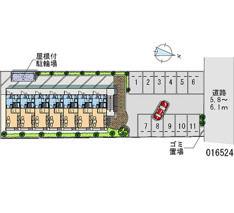 16524 Monthly parking lot