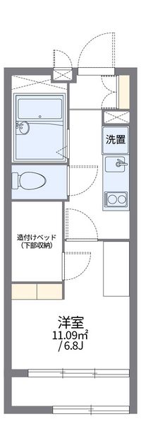 レオパレスグランティス　Ⅱ 間取り図