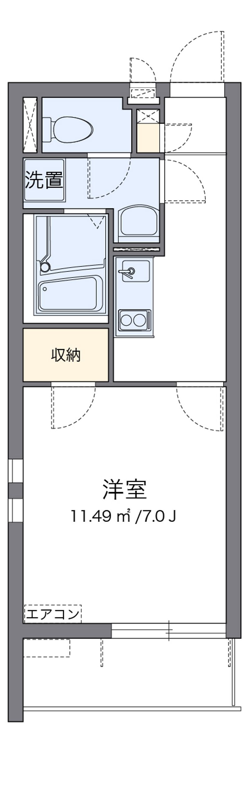 クレイノ桜 間取図