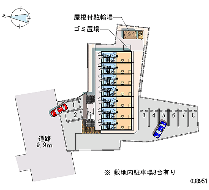 38951 Monthly parking lot