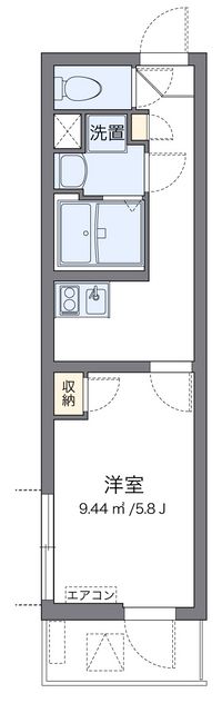 クレイノカルム　エス 間取り図