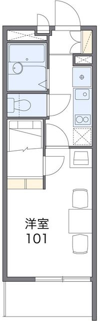 レオパレス花ノ木 間取り図