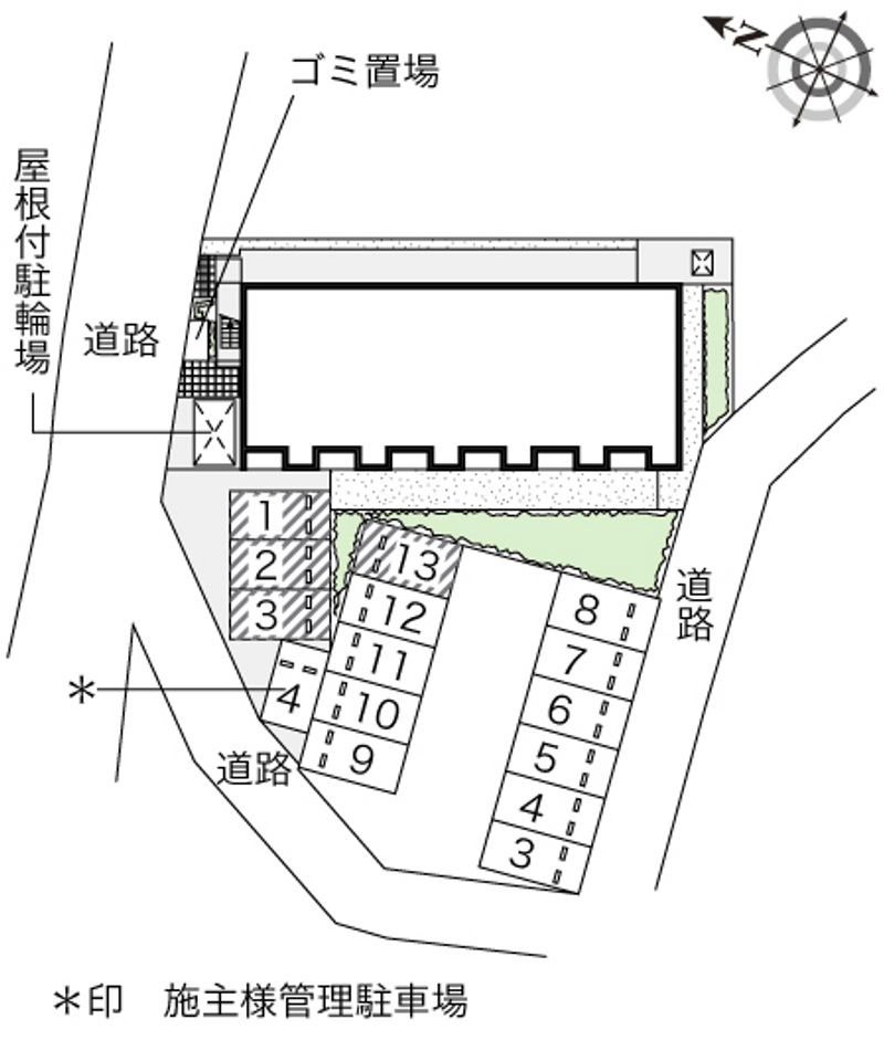 レオネクストパピヨンＣ 配置図