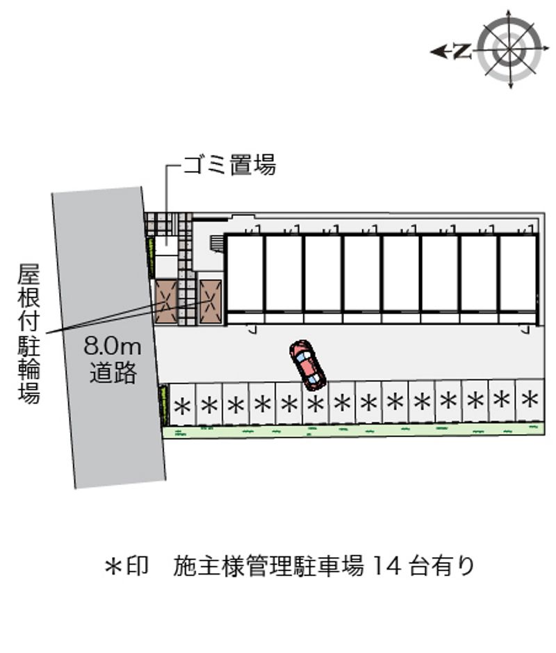クレイノオアシスⅡ 配置図