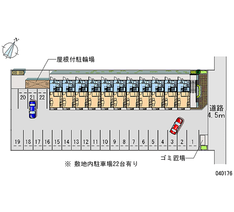 40176 Monthly parking lot